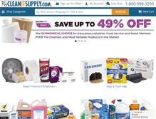 Tablet Screenshot of cleanitsupply.com